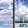 Sunday: Partly Sunny then Chance Showers And Thunderstorms